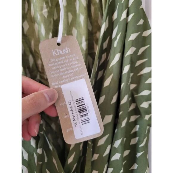 Khush Keani Hawaii Shore Romper Summit Olive XL NWT $120 - Picture 6 of 10
